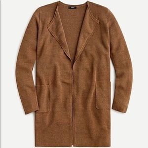 J. Crew Juliette Collarless Sweater-Blazer